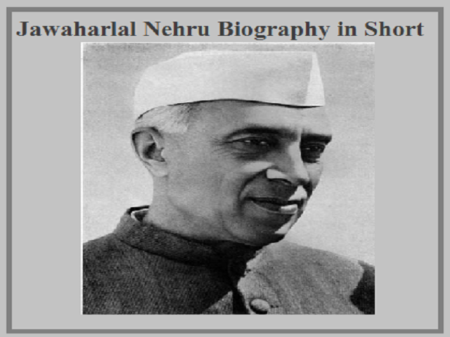 biography of nehru pdf